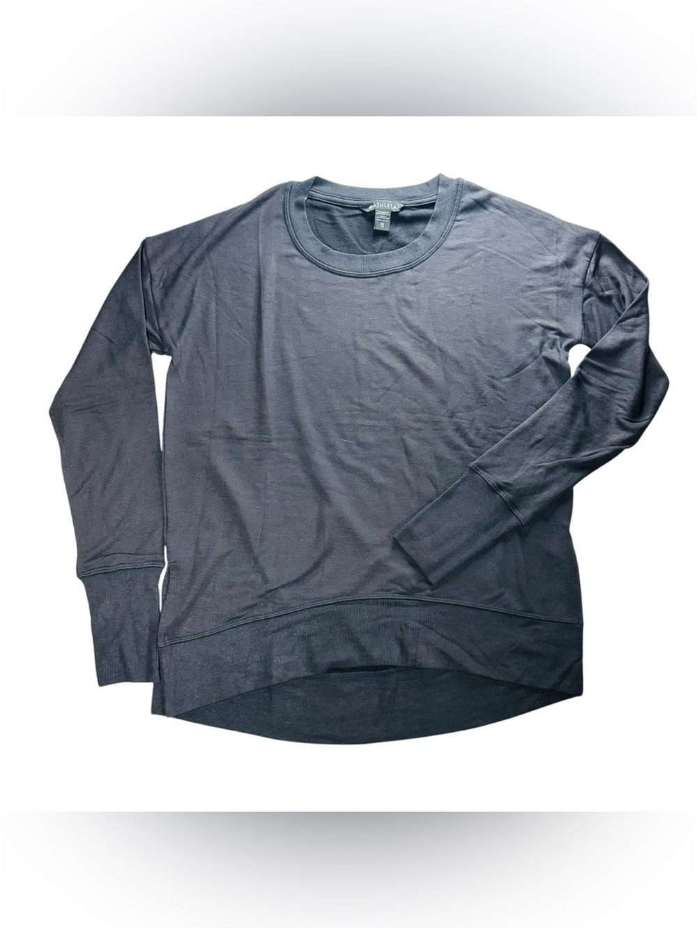 Athleta Coaster Luxe Crewneck Sweatshirt Black Women’s XS NWT Soft Pullover - Picture 6 of 8